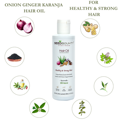 Onion Ginger Karanja Hair Oil
