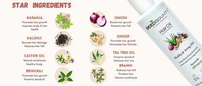 Onion Ginger Karanja Hair Oil