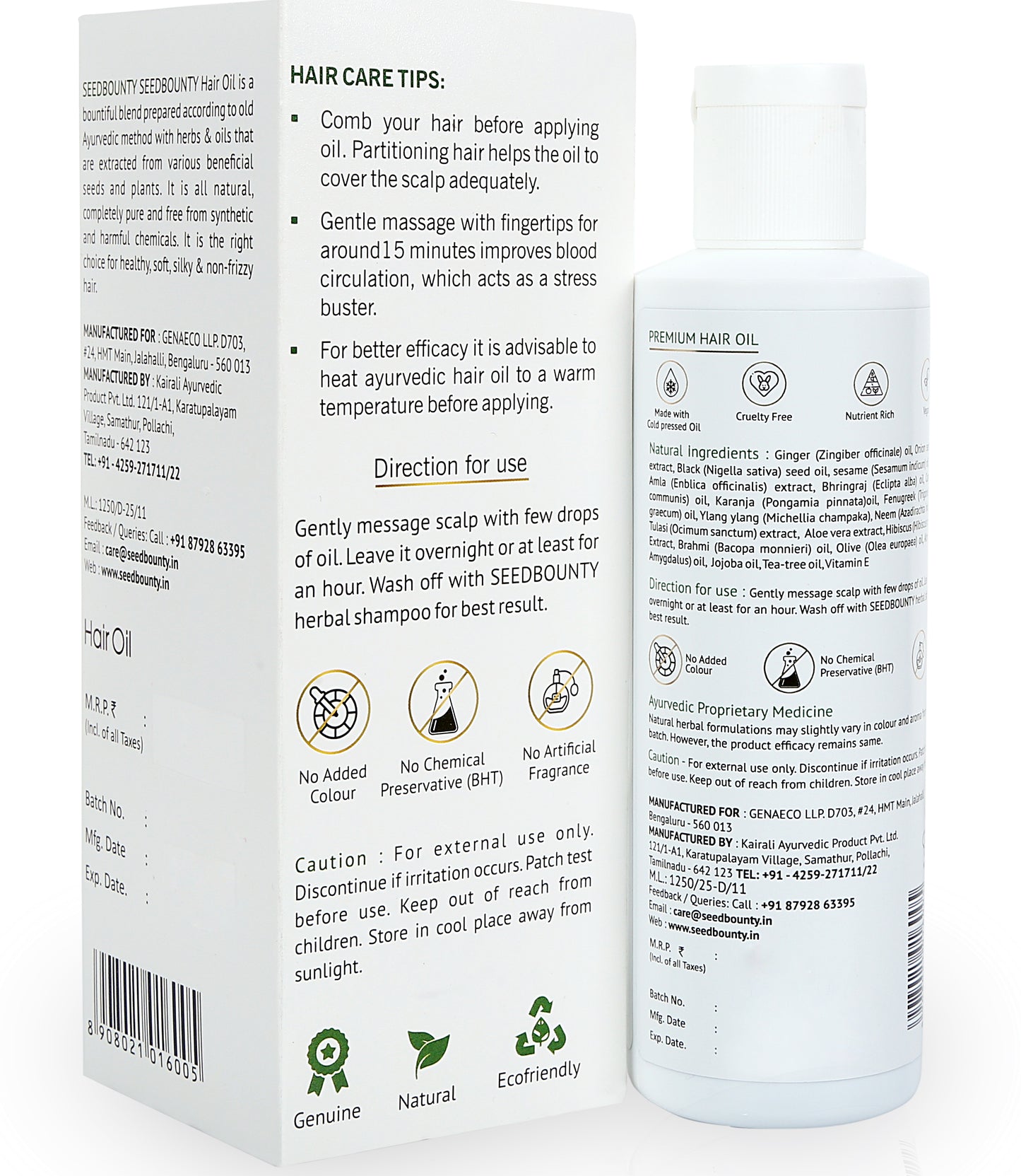 Onion Ginger Karanja Hair Oil