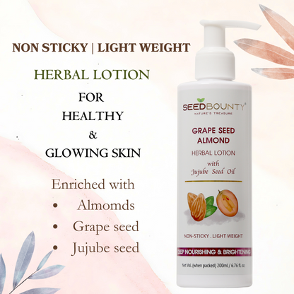 Grape seed Almond Herbal Lotion