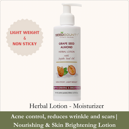Grape seed Almond Herbal Lotion