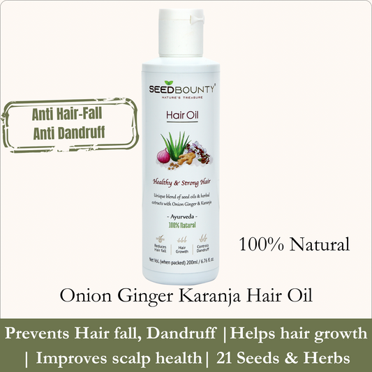 Onion Ginger Karanja Hair Oil